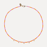 Lamu Necklace Gold Drop - Granadilla