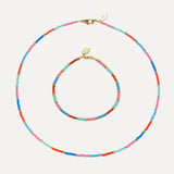 Necklace & Bracelet Set Stripes 1 - Carnival