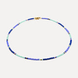 Lamu Necklace Gold Delica - Lagoon