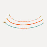 Diani Bracelet (Set of 3) - Papaya