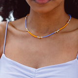 Lamu Necklace Gold Drop - Lemon